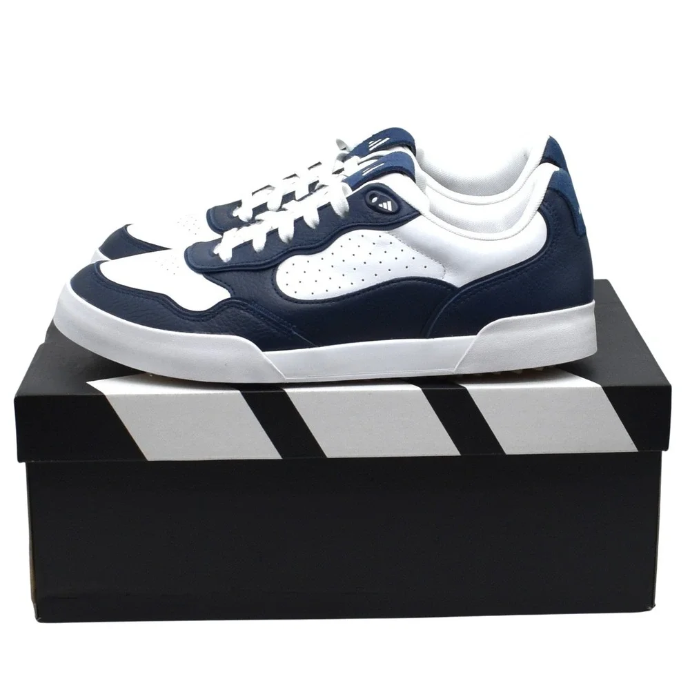 Adidas Retrocross 25 Spikeless Golf Shoes Men's Size 11 White‎ Navy IH9977 NWT